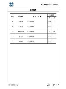 邁斯門禁產(chǎn)品可靠性檢測報告檢測結(jié)果